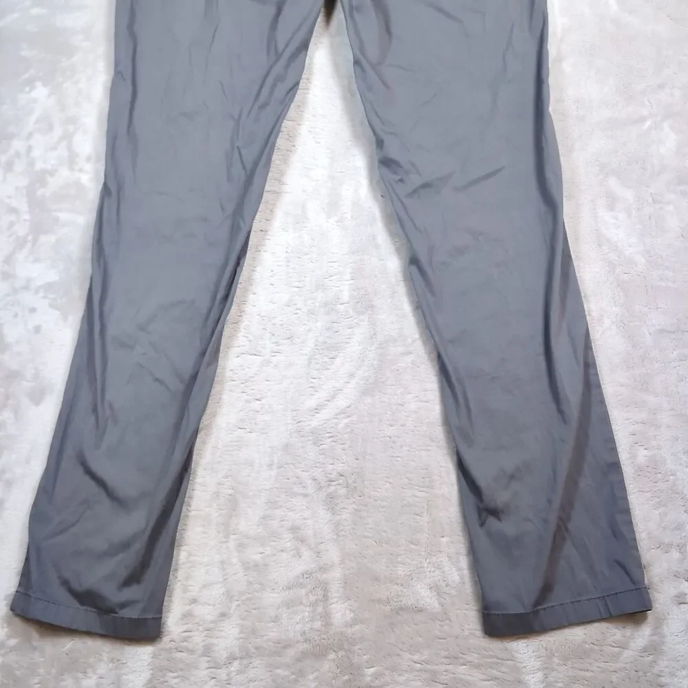 Birddogs Golf Pants Mens 32x34 (32x32) Gray Lined Chino Stretch Tech Performance